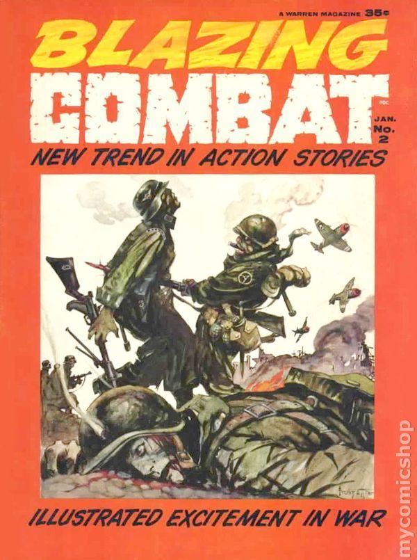 Blazing Combat Blazing Combat 1965 Warren Magazine comic books