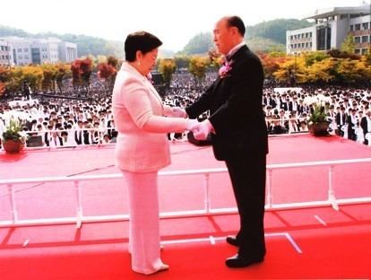 Blessing ceremony of the Unification Church