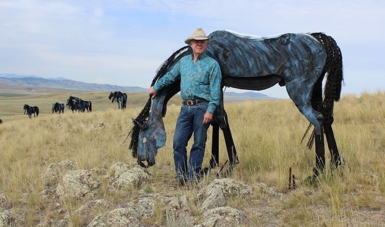 Bleu Horses Hillside full of 39Bleu Horses39 is sculptor39s gift to Montana Last