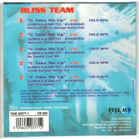 Bliss Team U take me up by Bliss Team MCD with betterinvinyl Ref2951867884