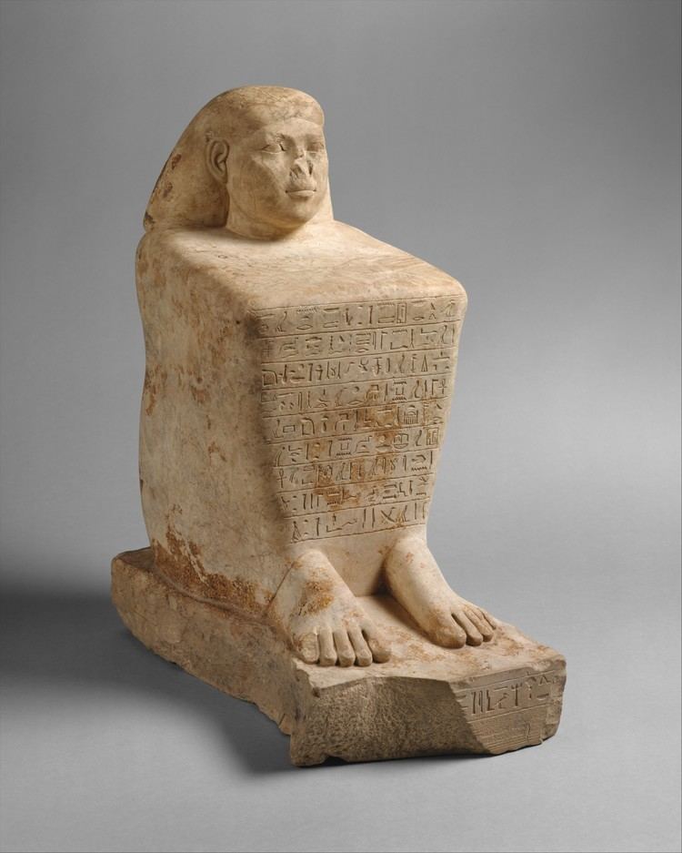 Block statue Block Statue of Ankhwennefer Late Period The Met