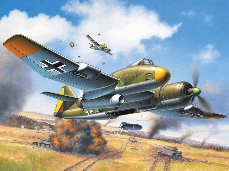 ㉑　Blohm&Voss BV P-194 ブローム.ホッス Blohm and Voss Bv P.194 Ground Attack / Tactical Bomber Proposal