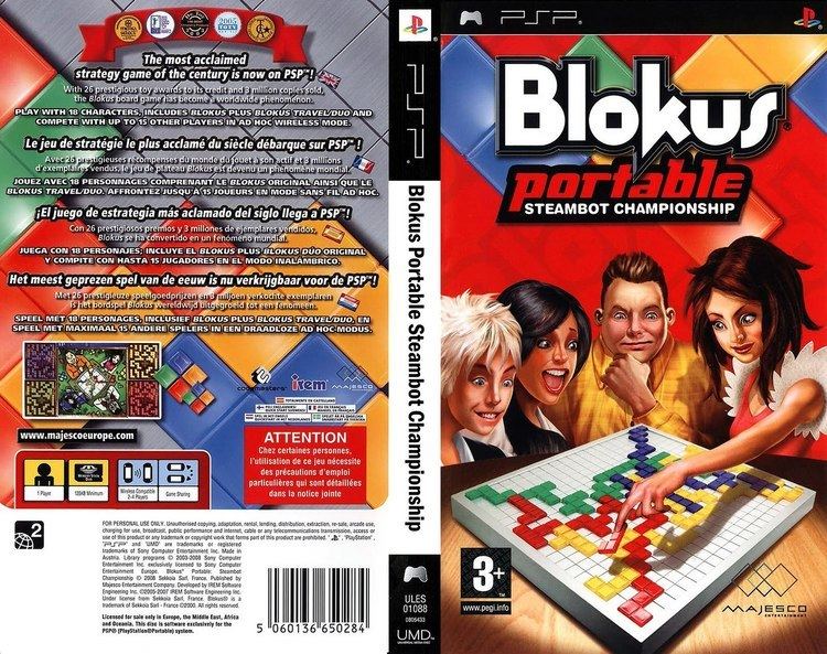 Blokus Portable: Steambot Championship Caratula de Blokus Portable Steambot Championship PSP DVD Super