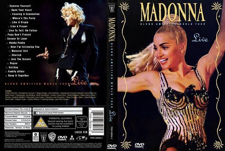 Blond Ambition World Tour Madonna catalog MADONNA BLOND AMBITION WORLD TOUR 90 Nice