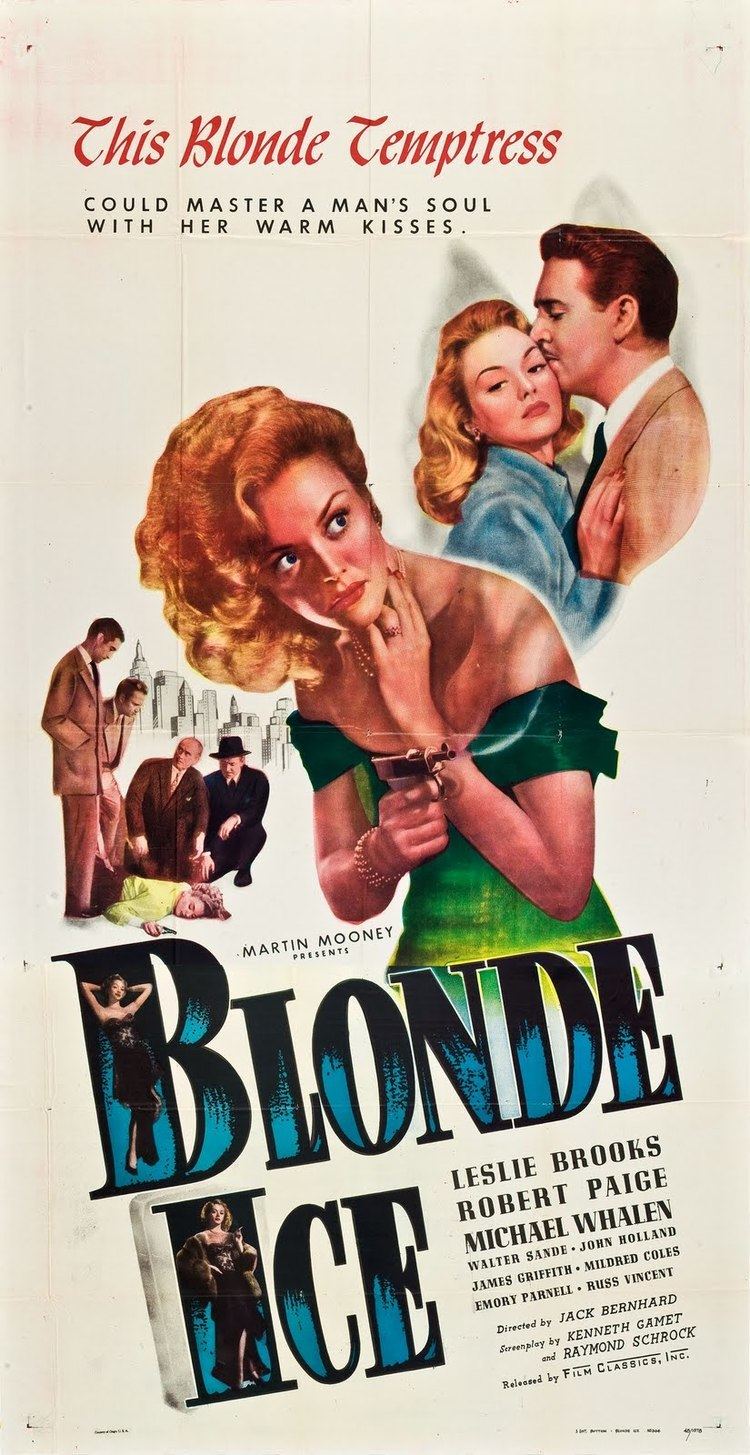 Blonde Ice Blonde Ice 1948 Film Noir of the Week