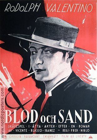 Blood and Sand (1922 film) Blood and Sand poster 1922 Rudolph Valentino original