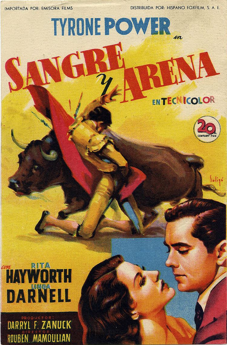 Blood and Sand (1941 film) Tyrone Power Annabella in BLOOD AND SAND 1941 Live OLD