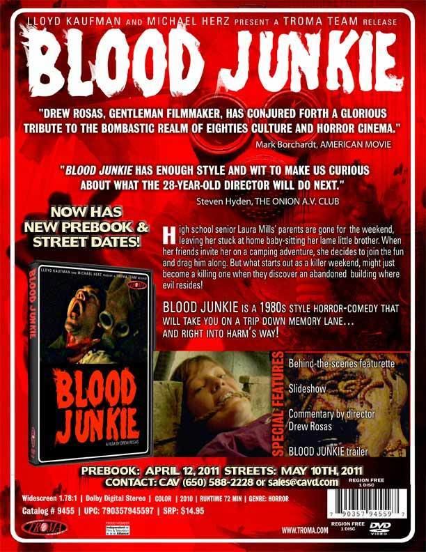 Blood Junkie Severed Cinema Horror Movie Reviews Cult Obscure Movie Reviews