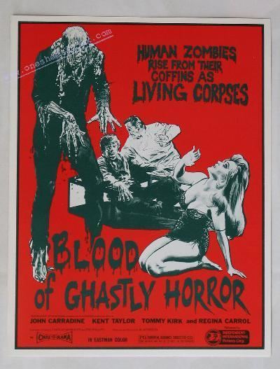 Blood of Ghastly Horror Blood of Ghastly Horror Pressbook Press Kit Movie Poster Stills