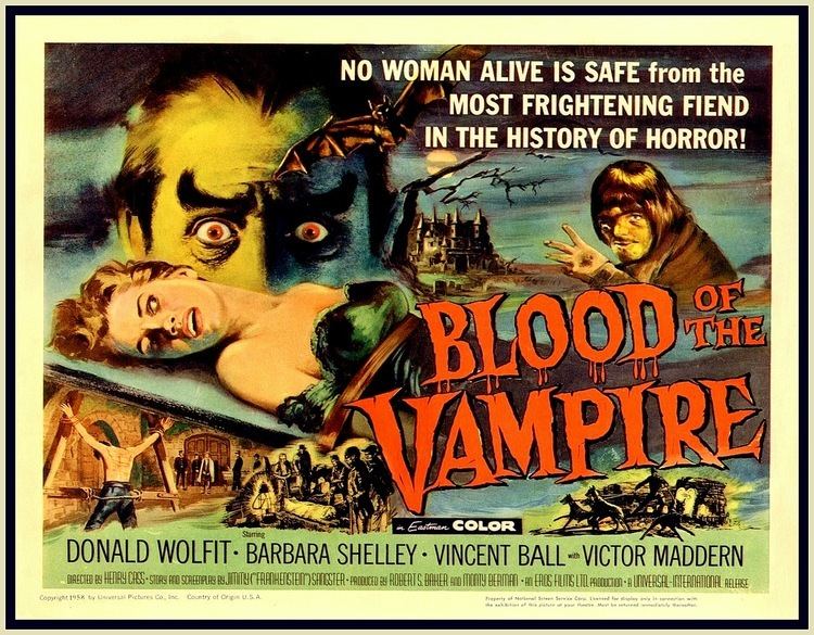 Blood of the Vampire The Black Box Club BARBARA SHELLEY BLOOD OF THE VAMPIRE VINTAGE