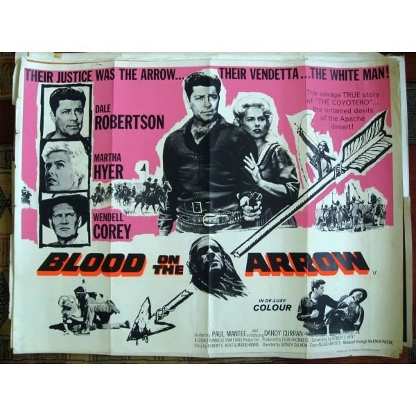 Blood on the Arrow Blood on the Arrow 1964 Original British Quad