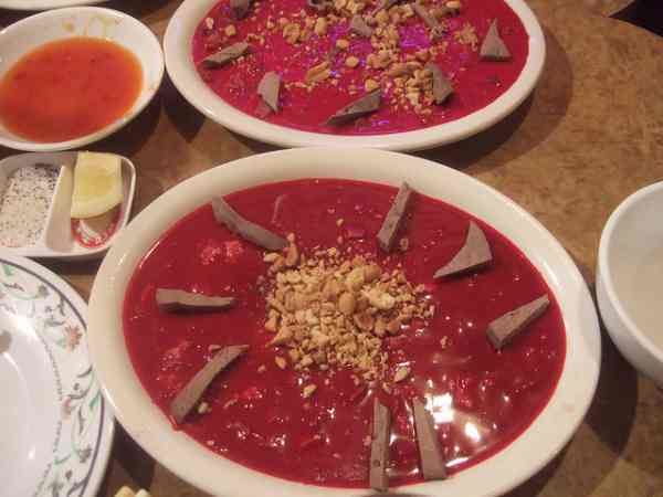 Blood soup Top 10 Most Daring Food Delicacies in the World