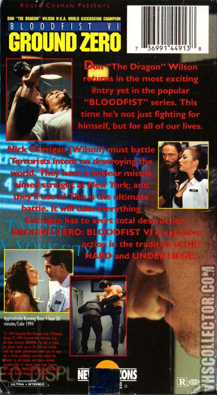 Bloodfist VI: Ground Zero Bloodfist VI Ground Zero VHSCollectorcom Your Analog Videotape