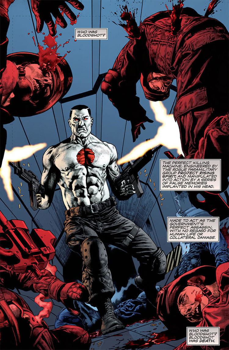 Bloodshot (comics) Jeff Lemire Brings Back Valiant Comics39 Bloodshot Complex