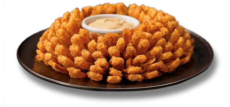 Blooming onion Outback Steakhouse Racing