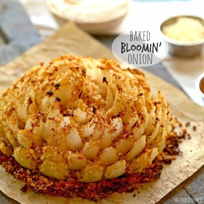 Blooming onion Baked Blooming Onion The Cookie Rookie