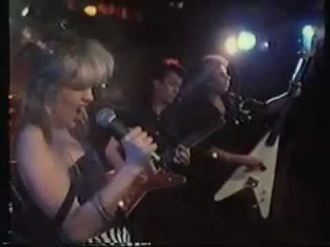 Blue Angel (band) Cyndi Lauper in her band Blue Angel singing I39m Gonna Be Strong