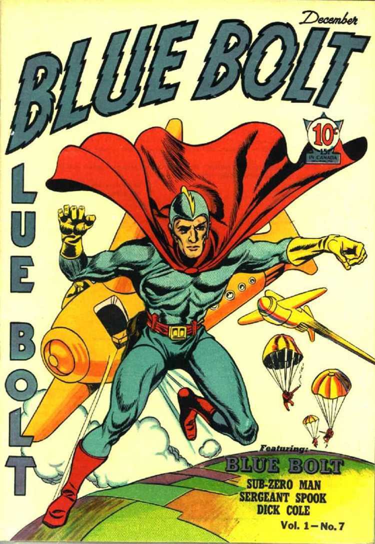 Blue Bolt Blue Bolt 7 Blue Bolt Comics Issue User Reviews