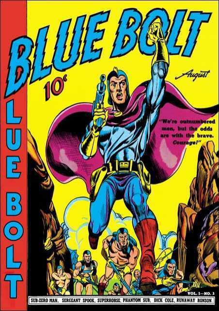 Blue Bolt Blue Bolt 2 Blue Bolt Comics Issue