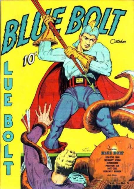 Blue Bolt Blue Bolt 2 Blue Bolt Comics Issue