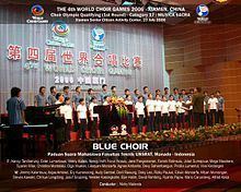 Blue Choir of Sam Ratulangi University httpsuploadwikimediaorgwikipediacommonsthu