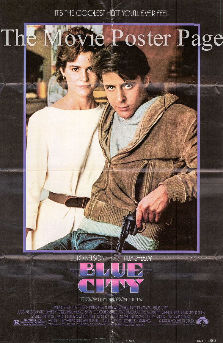 Blue City (film) Blue City 1986 Ally Sheedy onesheet F VG 20