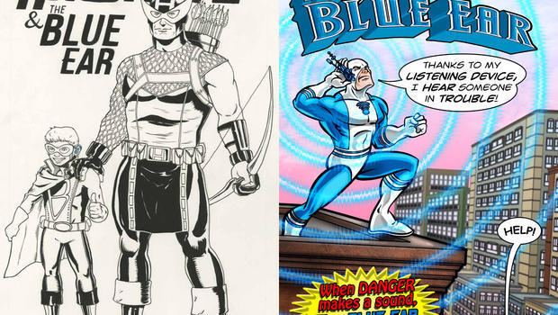 Blue Ear (comics) Marvel team creates deaf superhero called Blue Ear in honor of boy
