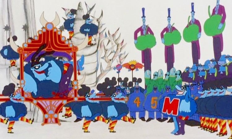 Scene from Blue Meanies (Yellow Submarine)