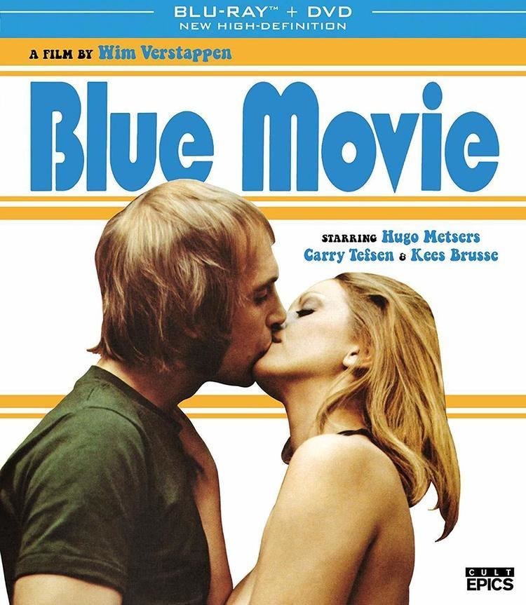 Poster of Blue Movie, a 1971 German/Dutch film starring Hugo Metsers, Carry Tefsen, and Kees Brusse.