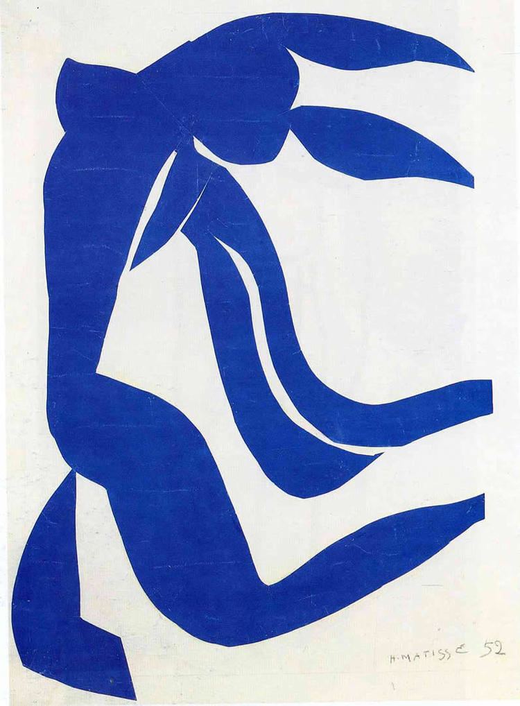 Blue Nude II Henri Matisse Standing Blue Nude 1952 Artworks Pinterest