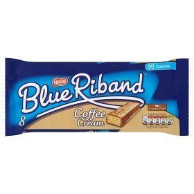 Blue Riband (biscuits) Blue Riband Coffee Cream Chocolate Biscuit Bar 8 Pack ASDA Groceries
