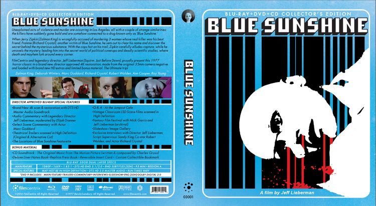 Blue Sunshine (film) Blue Sunshine Blu Ray Collectors Edition 3 Disc Set REGION CODE