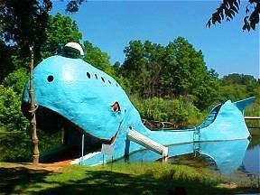 Blue Whale of Catoosa wwwtheroadwanderernet66OklahomaimagesOKCatoos