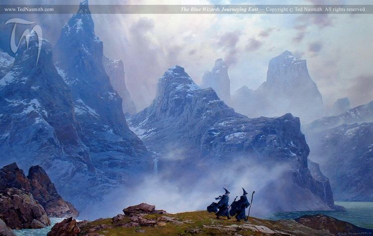 Blue Wizards The Blue Wizards Journeying East Ted Nasmith