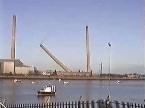Blyth Power Station Demolition of Giant Towers at Blyth Power Station YouTube