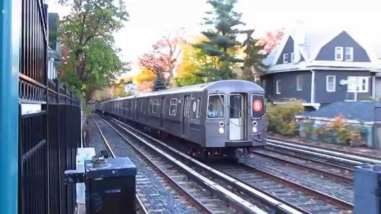 A color gray train in the BMT Brighton Line, also known as the Brighton Beach Line, is a rapid transit line in the B Division of the New York City Subway in Brooklyn, New York City.