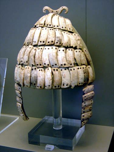 Boar's tusk helmet