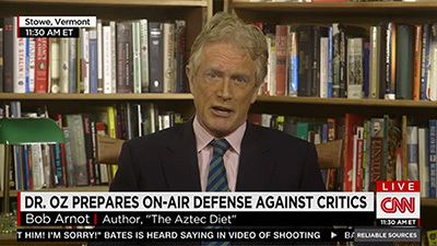 Bob Arnot Dr Bob Arnot nails it on CNN Attack on Doctor Oz was astroturfed