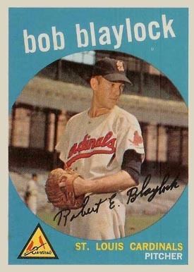 Bob Blaylock 1959 Topps Bob Blaylock 211 Baseball Card Value Price Guide