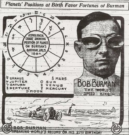 Bob Burman What Sign Are You Bob Burman First Super Speedway