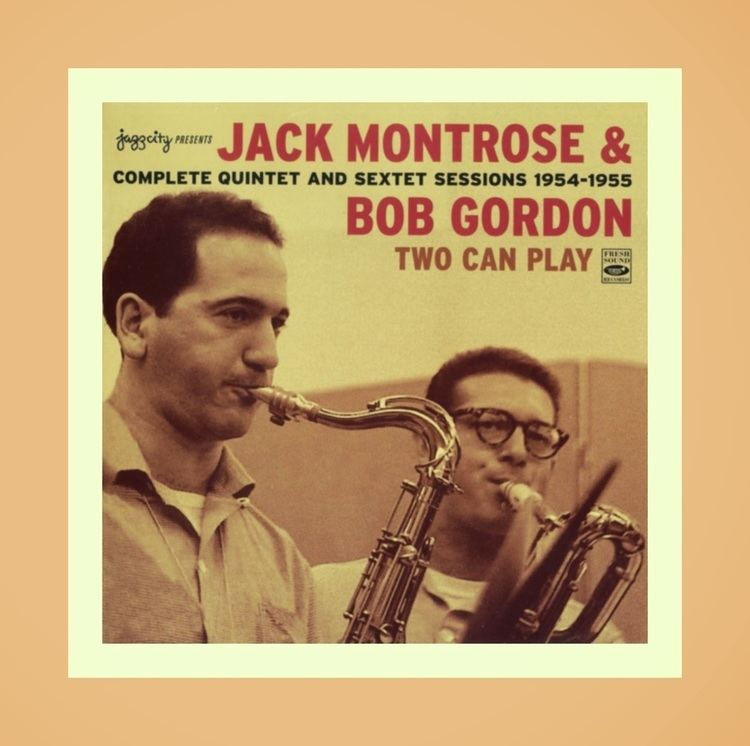 Bob Gordon (saxophonist) Jazz Profiles Bob Gordon Baritone Blues