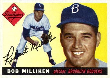 Bob Milliken 1955 Topps Bob Milliken 111 Baseball Card Value Price Guide