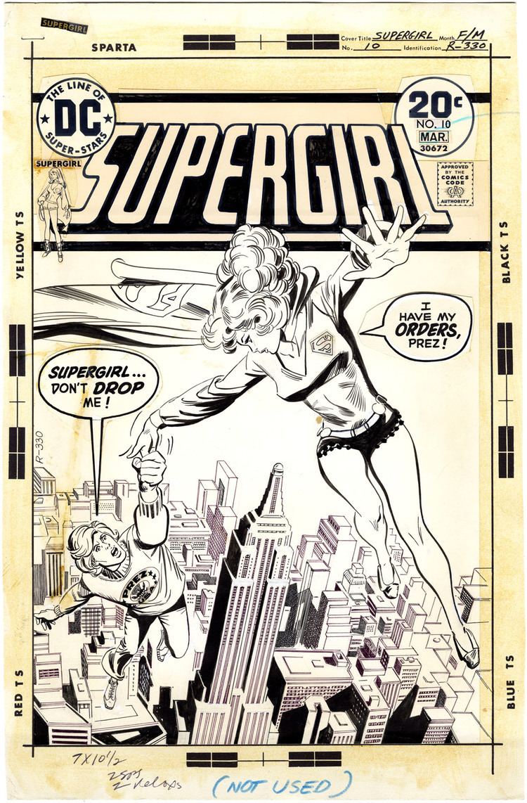 Bob Oksner Supergirl Issue 10 Cover Comic Art Nostalgic Investments