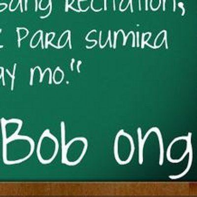 Bob Ong Bob Ong Jr OhBobOng Twitter