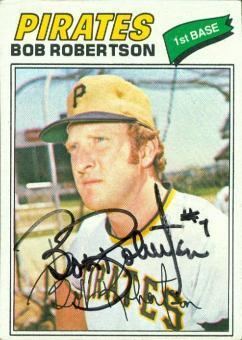 Bob Robertson Bob Robertson Memorabilia Autographed Signed