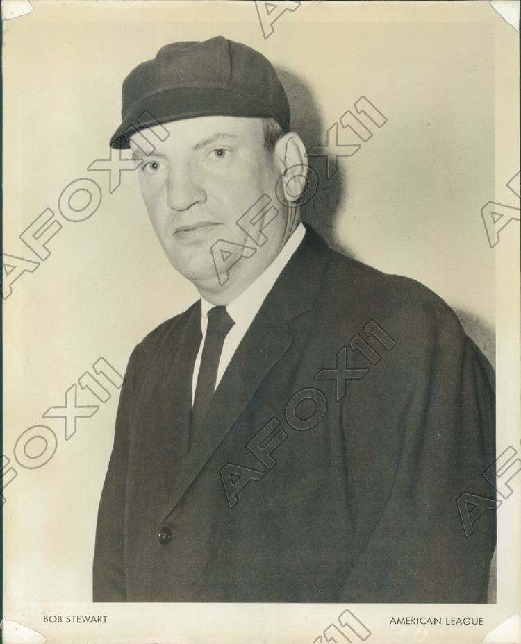 Bob Stewart (umpire) 1954 American League Baseball Umpire Bob Stewart Press Photo eBay