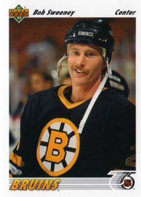 Bob Sweeney (ice hockey) BOSTON BRUINS Bob Sweeney 391 UPPER DECK 19911992 NHL Ice Hockey