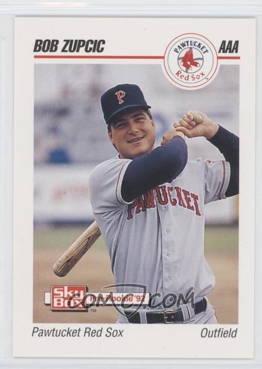 Bob Zupcic 1992 SkyBox PreRookie Pawtucket Red Sox 373 Bob Zupcic COMC