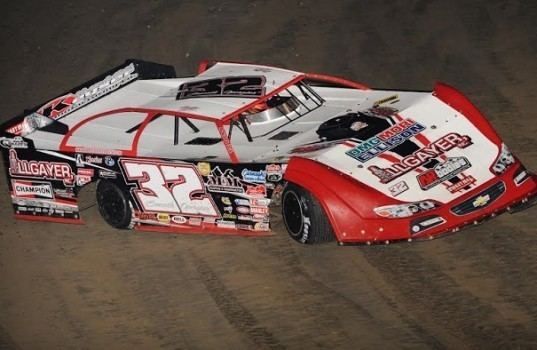 Bobby Pierce (racing driver) Points Leader Pierce Breaks Through for Win at