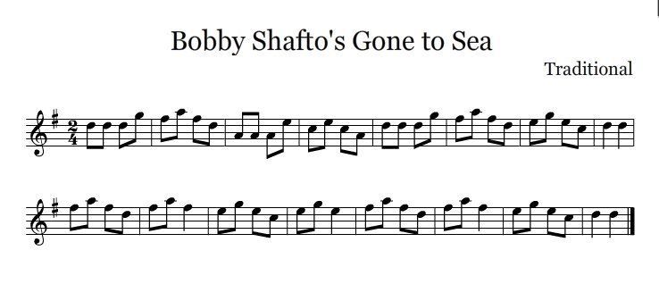 Bobby Shafto's Gone to Sea